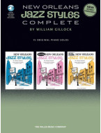 William Gillock: New Orleans Jazz Styles - Complete (noty na klavír) (+audio)