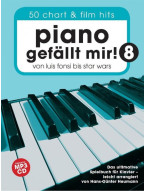 Piano Gefällt Mir! 8 - 50 Chart und Film Hits  (noty na klavír) (+audio)
