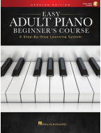 Easy Adult Piano Beginner's Course (noty na snadný klavír) (+audio)