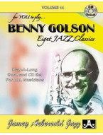Jazz Play-Along 14: Benny Golson - Eight Jazz Classics (noty na nástroje C, Eb, Bb, basového klíče) (+audio)