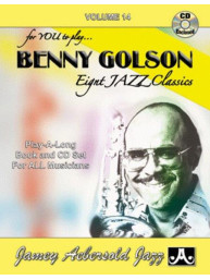 Jazz Play-Along 14: Benny Golson - Eight Jazz Classics (noty na nástroje C, Eb, Bb, basového klíče) (+audio)