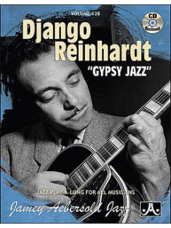 Jazz Play-Along 128: Django Reinhardt - Gypsy Jazz (noty na nástroje C, Eb, Bb, basového klíče) (+audio)