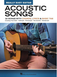 Really Easy Guitar: Acoustic Songs (akordy na kytaru, texty)