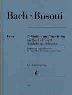 J.S. Bach: Prelude And Fugue D Major BWV 998 (noty na klavír)