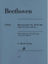 Beethoven: Piano Sonata No. 26 Eb Major Op. 81a (noty na klavír)
