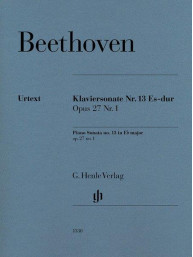 Beethoven: Piano Sonata No. 13 Eb Major Op. 27 No. 1 (noty na klavír)