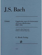 J.S. Bach: Capriccio Sopra La Lontananza (noty na varhany)