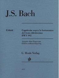 J.S. Bach: Capriccio Sopra La Lontananza (noty na varhany)