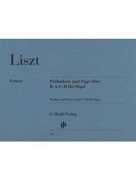 Franz Liszt: Prelude and Fugue on B-A-C-H for Organ (noty na varhany)