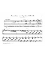 Franz Liszt: Prelude and Fugue on B-A-C-H for Organ (noty na varhany)