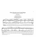 César Franck: Trois Chorals Pour Grand Orgue (noty na varhany)