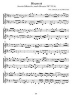 Telemann for 2 Mandolins (noty na 2 mandolíny)