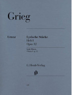 Edvard Grieg: Lyric Pieces 1, Op.12 (noty na klavír)