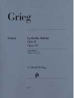 Edvard Grieg: Lyric Pieces 2, Op.38 (noty na klavír)