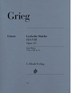Edvard Grieg: Lyric Pieces 8, Op.65 (noty na klavír)
