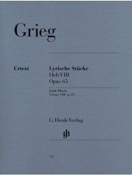 Edvard Grieg: Lyric Pieces 8, Op.65 (noty na klavír)