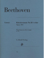 Beethoven: Piano Sonata No. 28 In A Major Op. 101 (noty na klavír)