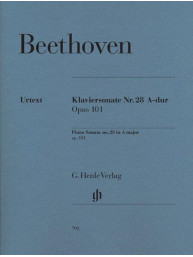 Beethoven: Piano Sonata No. 28 In A Major Op. 101 (noty na klavír)
