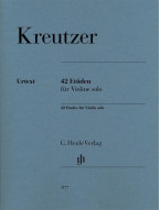 Rodolphe Kreutzer: 42 Etudes (noty na housle)