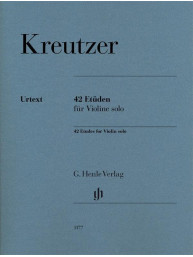 Rodolphe Kreutzer: 42 Etudes (noty na housle)