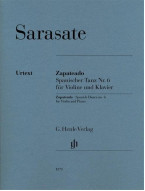 Pablo de Sarasate: Zapateado - Spanisch Dance no. 6 (noty na housle, klavír)