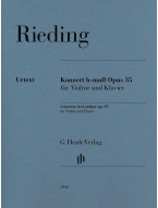 Oskar Rieding: Concerto in B Minor Op. 35 (noty pro housle, klavír)