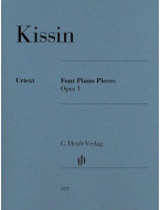 Jevgenij Kissin: Four Piano Pieces Op. 1 (noty na klavír)