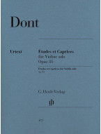 Jakob Dont: Études et Caprices for Violin solo op. 35 (noty na housle)