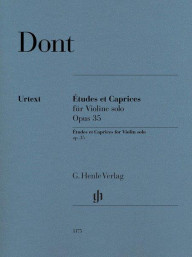 Jakob Dont: Études et Caprices for Violin solo op. 35 (noty na housle)