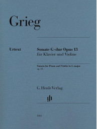 Edvard Grieg: Sonata in G major op. 13 (noty na housle, klavír)