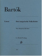 Béla Bartók: Three Hungarian Folk Tunes (noty na klavír)