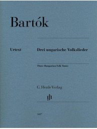 Béla Bartók: Three Hungarian Folk Tunes (noty na klavír)