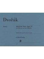 Antonín Dvořák: Slavonic Dances / Slovanské tance Op.72 (noty na čtyřruční klavír)