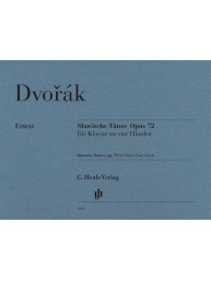 Antonín Dvořák: Slavonic Dances / Slovanské tance Op.72 (noty na čtyřruční klavír)