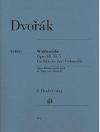 Antonín Dvořák: Silent Woods / Klid Op.68 No.5 (noty na violoncello, klavír)