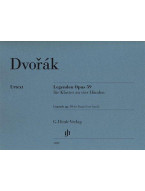 Antonín Dvořák: Legends / Legendy Op. 59 (noty na čtyřruční klavír)