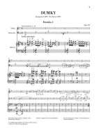 Antonín Dvořák: Dumky Piano Trio Op.90 (noty na housle, violoncello, klavír)