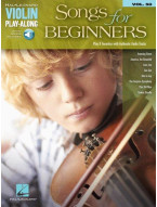 Violin Play-Along 50: Songs for Beginners (noty na housle) (+audio)