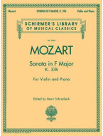 W. A. Mozart: Sonata In F K.376 (noty na housle, klavír)