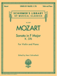 W. A. Mozart: Sonata In F K.376 (noty na housle, klavír)