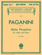 Niccolo Paganini: Moto Perpetuo Op.11 No.6 (noty na housle, klavír)