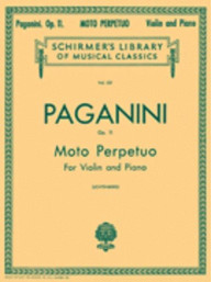 Niccolo Paganini: Moto Perpetuo Op.11 No.6 (noty na housle, klavír)