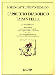 Mario Castelnuovo-Tedesco: Capriccio Diabolico - Tarantella (noty na kytaru)