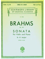 Johannes Brahms: Sonata In A Major Op.100 (noty na housle, klavír)
