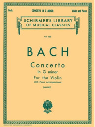 Johann Sebastian Bach: Concerto In G Minor (noty na housle, klavír)