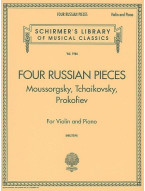 Four Russian Pieces (noty na housle, klavír)