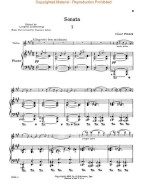 César Franck: Sonata In A (noty na housle a klavír)
