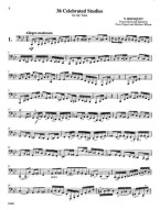 N. Bousquet: 36 Celebrated Studies for The Tuba (noty na tubu)