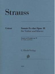 Richard Strauss: Sonata in E Flat Major Op. 18 (noty na housle, klavír)