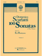 Domenico Scarlatti: 100 Sonatas Volume 1 (noty na klavír)